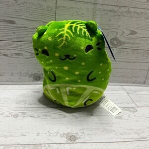 Cats vs Pickles Chonks Limerick Green Lime Plush New With Tags